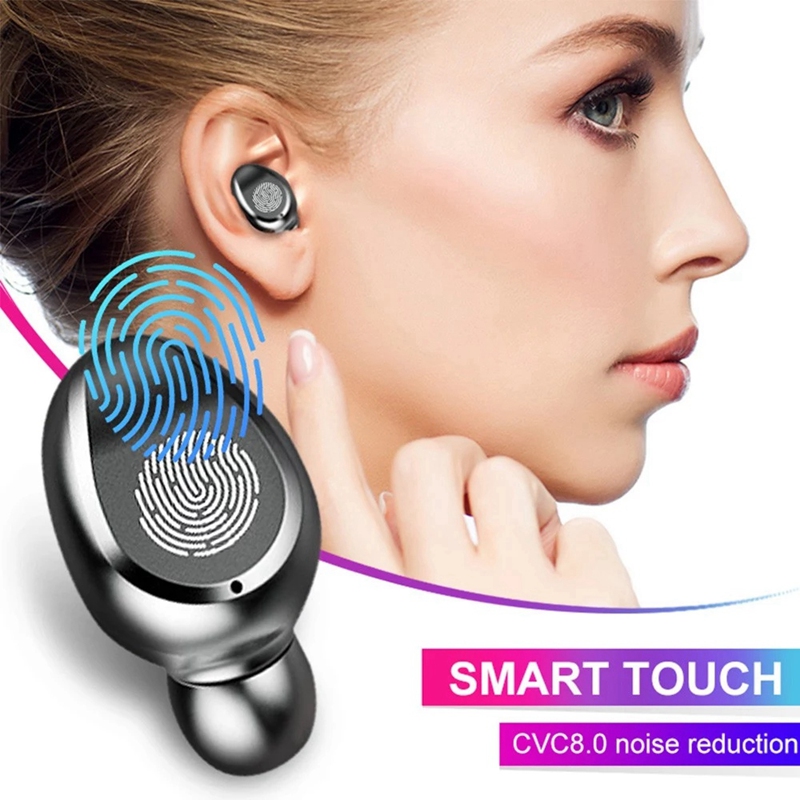 20X(F9 TWS Earphones BT 5.0 Wireless Mini Sports Earbuds HiFi Sound