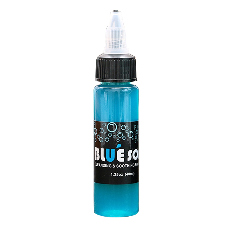 40Ml Blue Soap Cleaning and Soothing Solution Tattoo Studio Supply M5C6