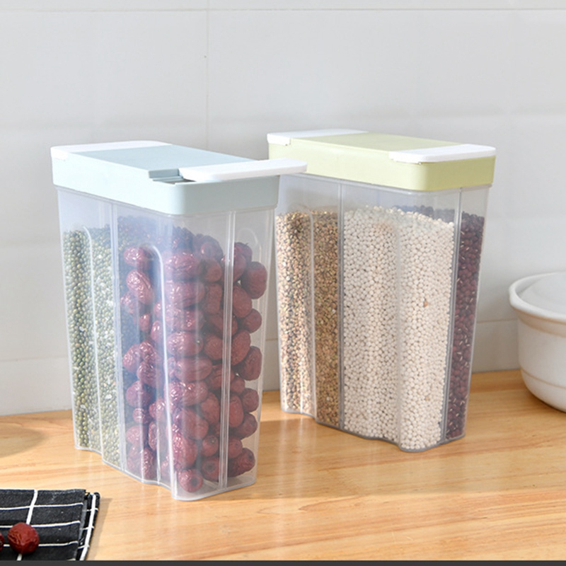 4X(Luftdichte VorratsbehäLter für Lebensmittel AufbewahrungsbehäLter