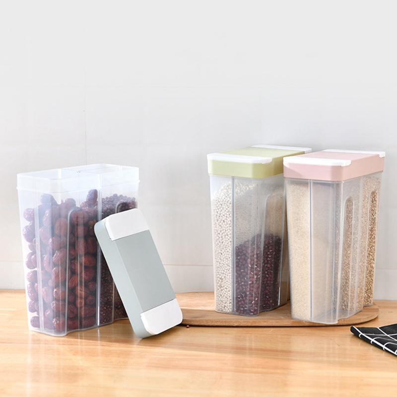 4X(Luftdichte VorratsbehäLter für Lebensmittel AufbewahrungsbehäLter
