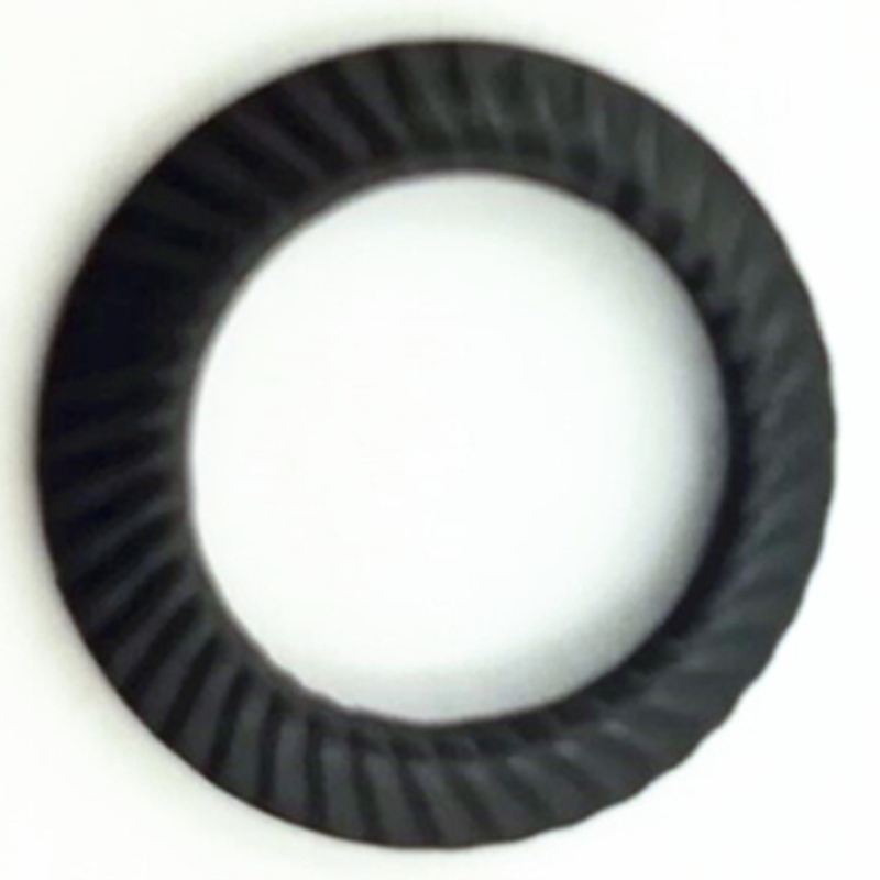 210Pcs Lock Black Washer TwoFold Locking Washers Carbon Steel Washer