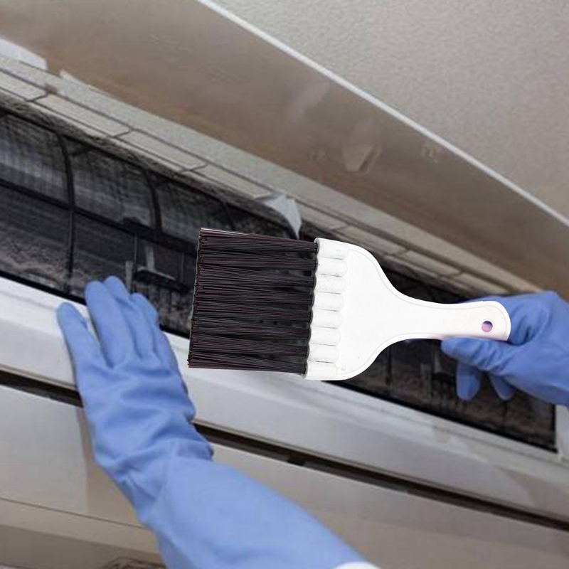 2X(4 Packs Air Conditioner Condenser Fin Cleaning Brush Refrigerator