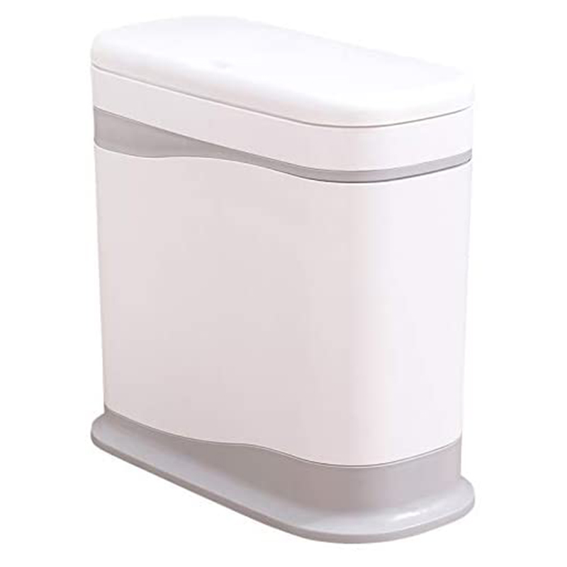 Dual 12 Liter Badezimmer MüLleimer mit Deckel, Schlanke Badezimmer