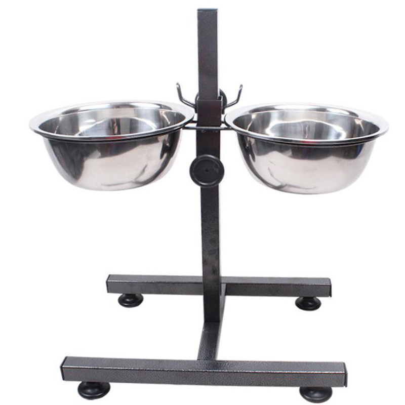 stainless steel dog bowls with stand