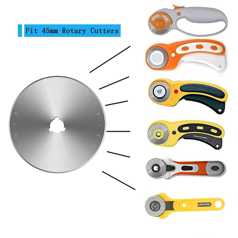10X(Rotary Cutter Replacement Blades 60mm Fits Olfa Fiskars Martelli