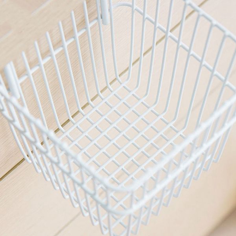 2X(Cesta de Almacenamiento Colgante de Hierro, Estante de