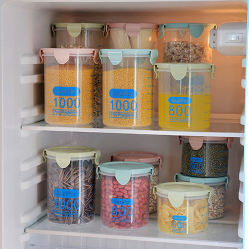 Latas Selladas Transparentes Contenedores de Almacenamiento de