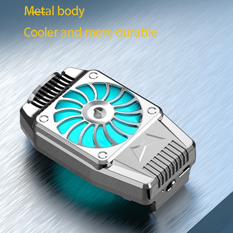 Portable Cooling Fan Mobile Phone Cooler Game Heatsink Aux Radiator for