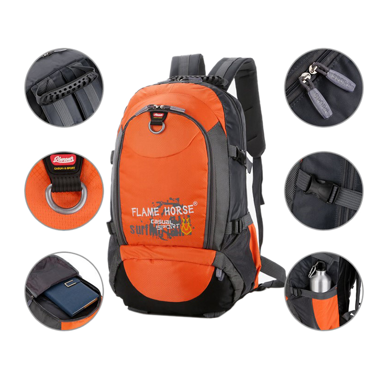 flame horse backpack