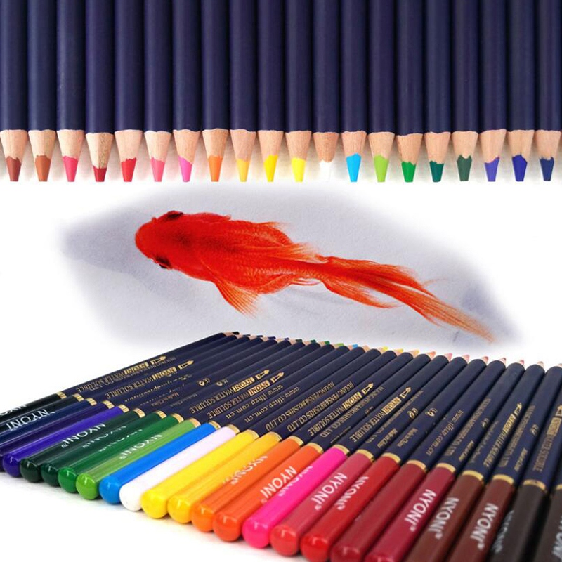 5X(NYONI 100 Color Pencil Art Professional Color Pencil Artist Crayon