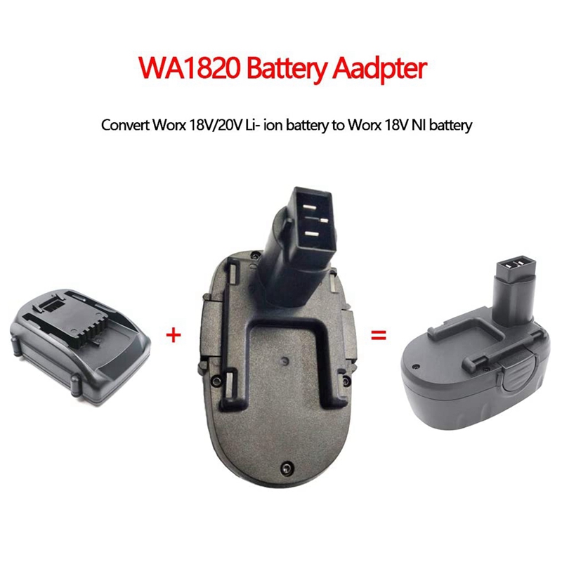 WA1820 for Worx Battery Adapter 18/20V LiIon Battery Convert eBay