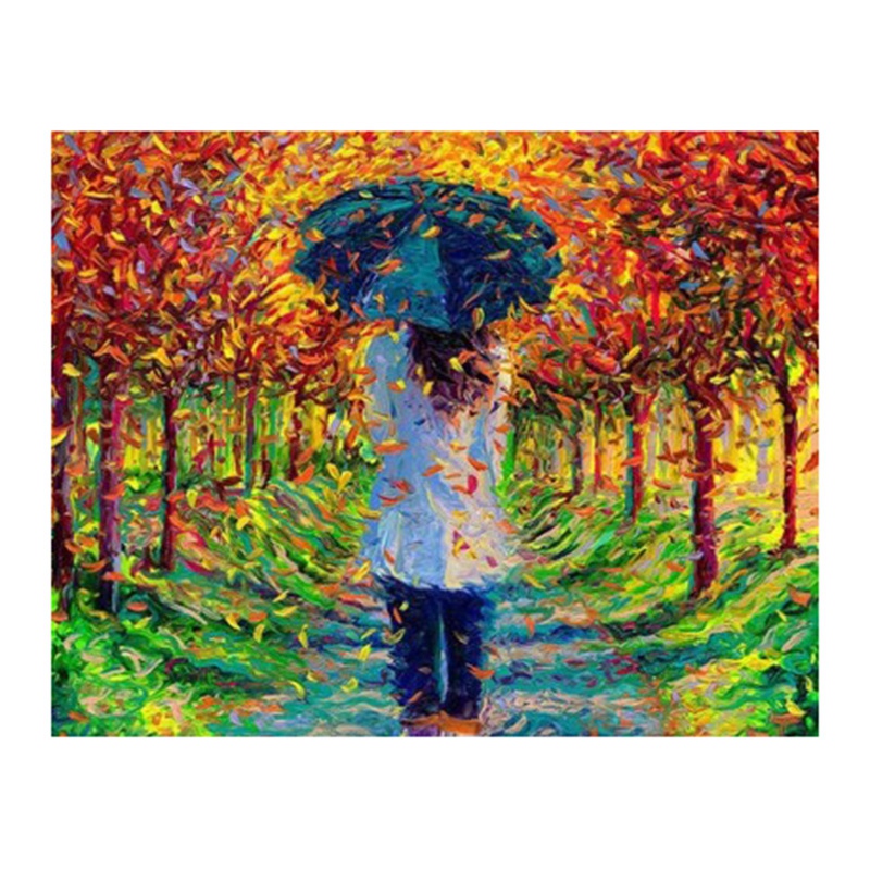 Malen Nach Zahlen DIY Digitales Malen Rahmenlose Figur