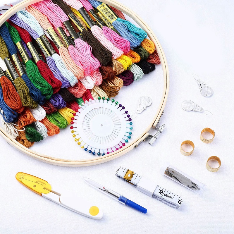 Loops and threads embroidery floss color chart  floss color