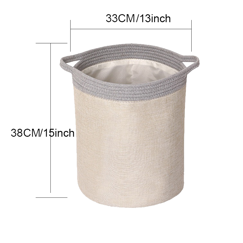 Cesto de Ropa Independiente Plegable Cesta de Ropa Grande con Asas