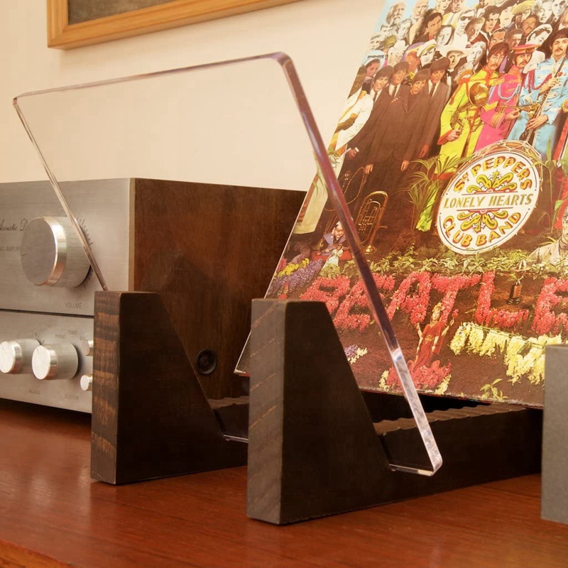 Soporte de Almacenamiento de Discos de Vinilo - Extremos AcríLicos