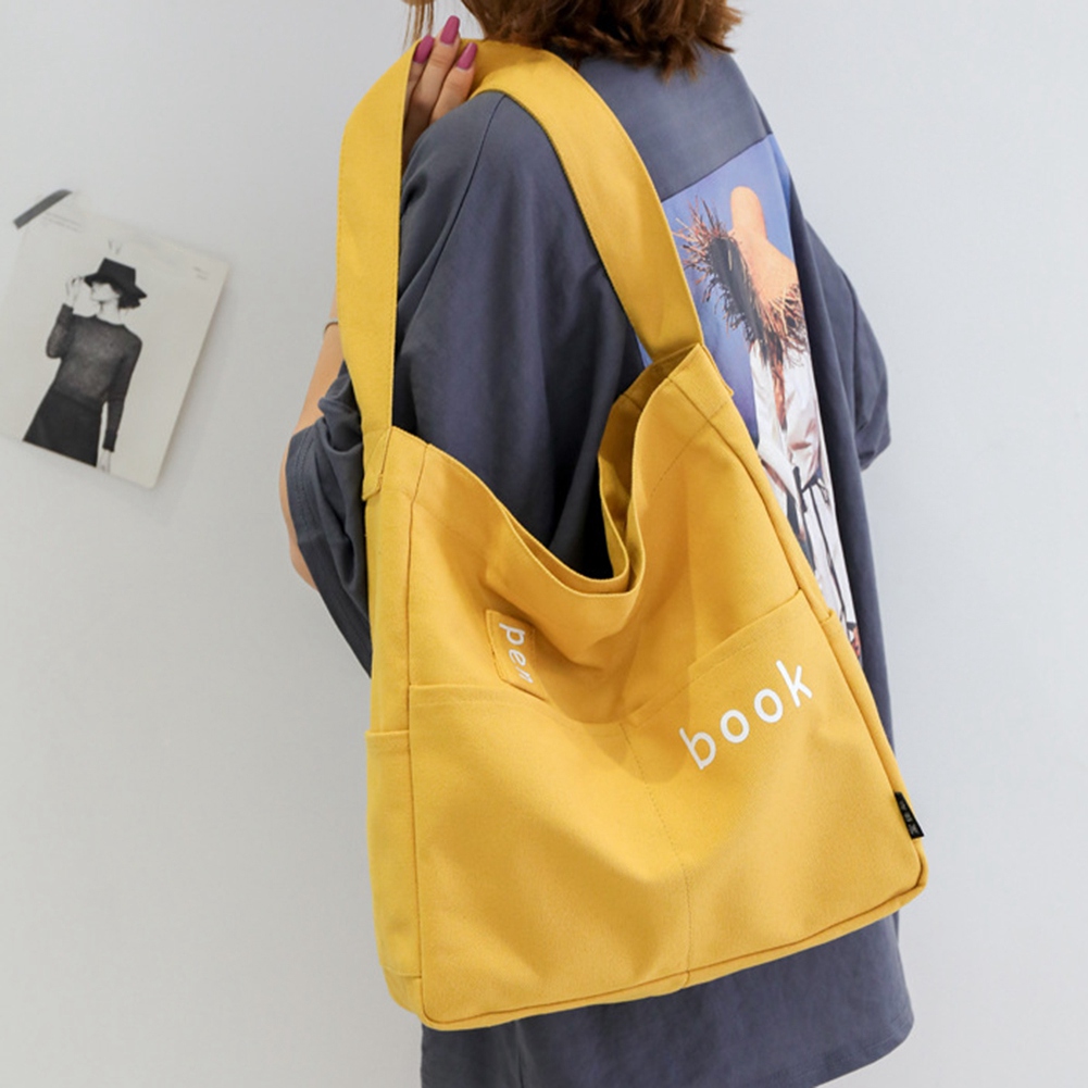 Bolso escolar de moda para damas color liso bolso escolar de hombro único mujer7470 - Imagen 16 de 21
