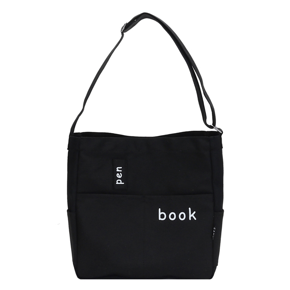 Bolso escolar de moda para damas color liso bolso escolar de hombro único mujer7470 - Imagen 12 de 21