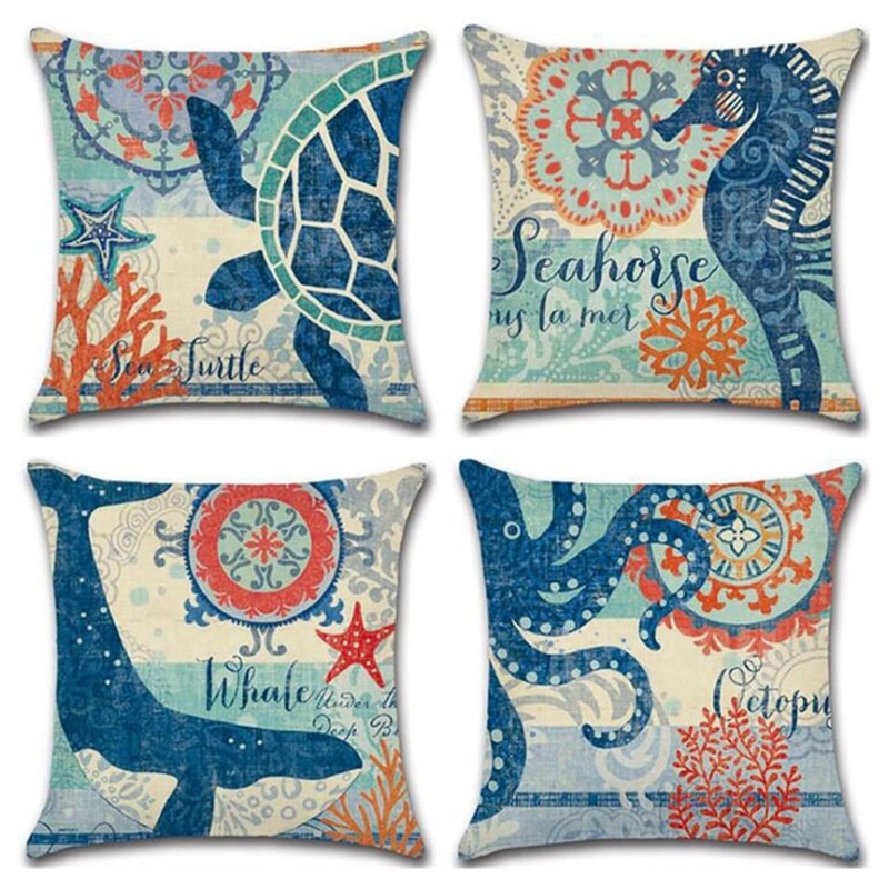 beach themed pillow cases