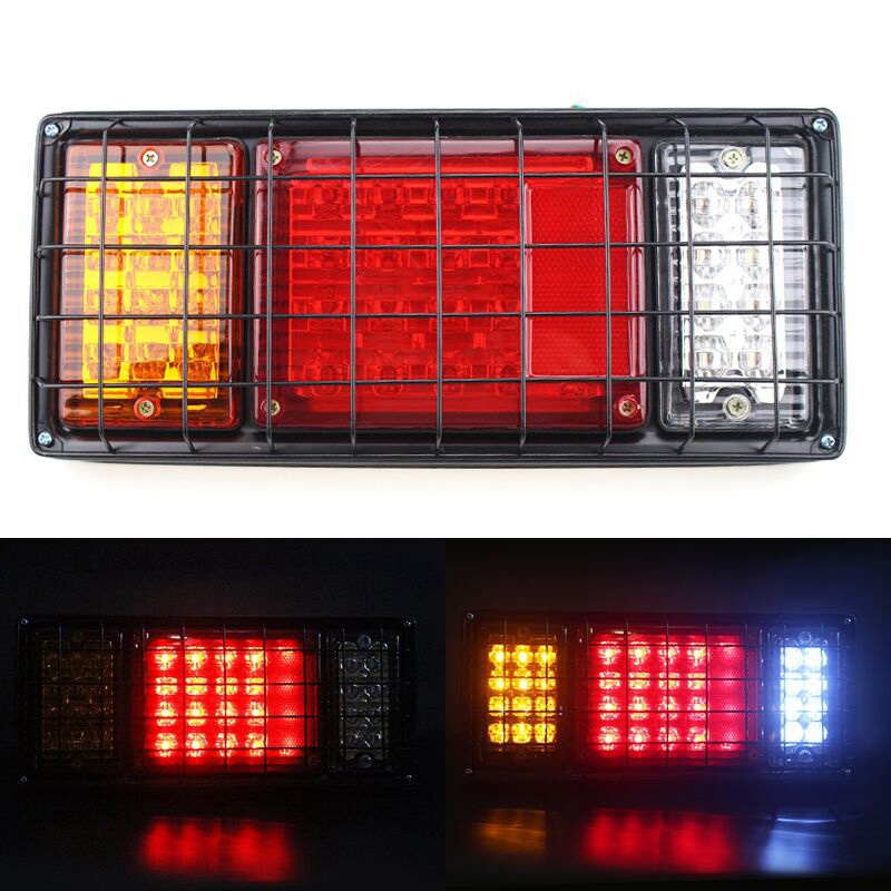 10X(2Pcs 12V LED Truck Trailer Tail Lights Tail Turn