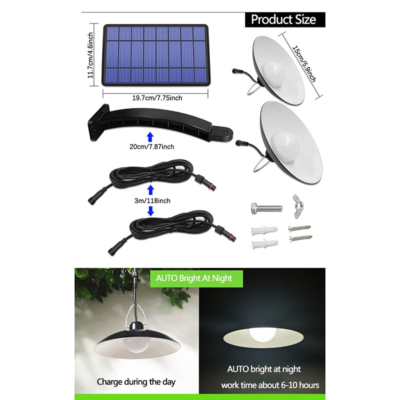 Solar Garten Licht 1 Bis 2 Wasserdichte Solar Lampe AußEnpendel Leuchte