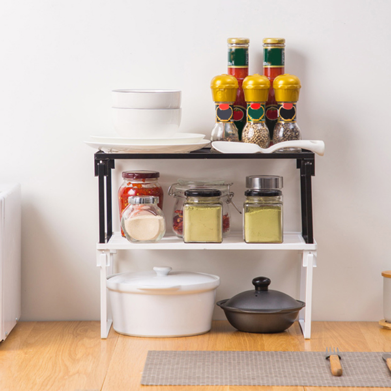 KüChenschrank Regal ZäHler Organizer Rack Pantry Lagerung Badezimmer