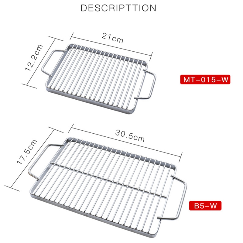 BARBECUE BBQ GRILL Net Stainless Steel Rack Grate Replacement for