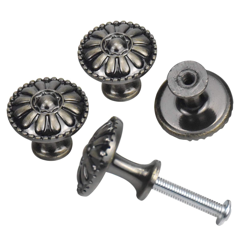 6 Piezas de Perillas de Armario de 22 Mm, Tiradores Redondos de Tirador