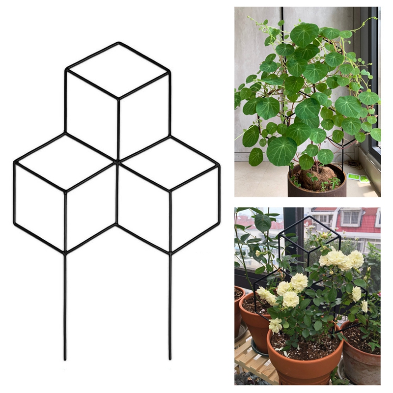 Jardín enrejado metálico, enrejado en forma de Planta Enrejado para
