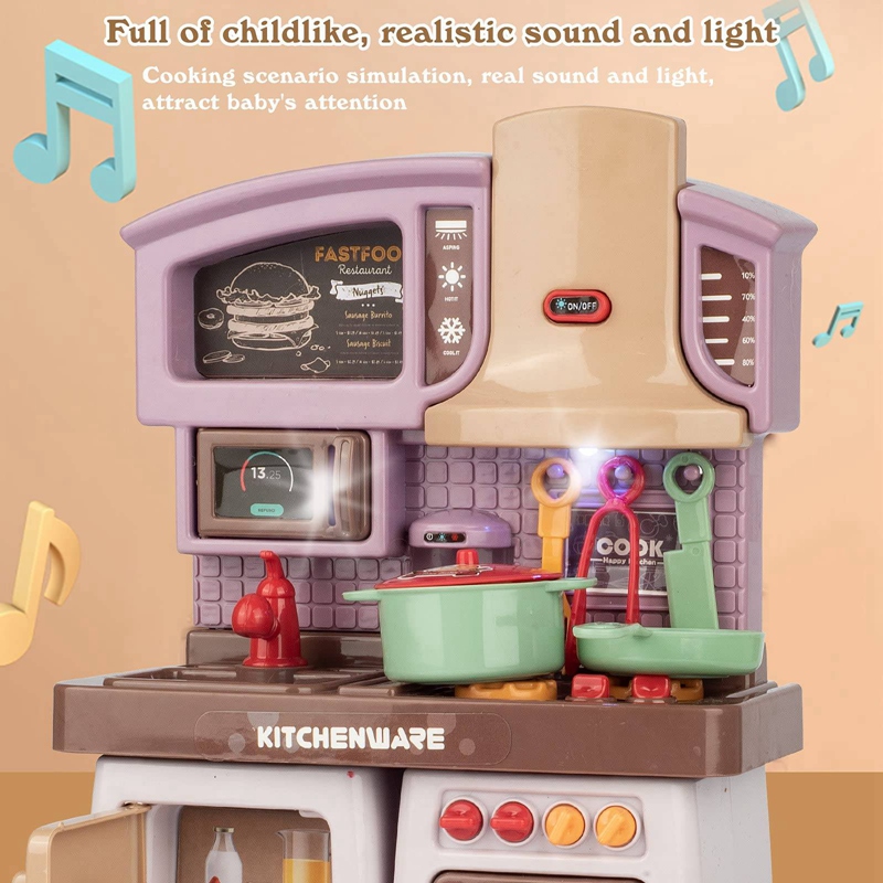 Juguetes para NiñOs PequeñOs Juego de Cocina Juego de Accesorios de