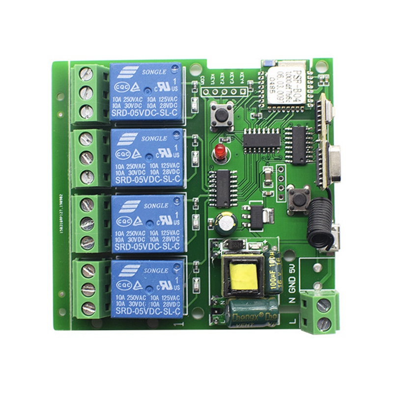 4 CHANNEL SMART Relay Module EWeLink Smart Remote Light Switch, Selbs