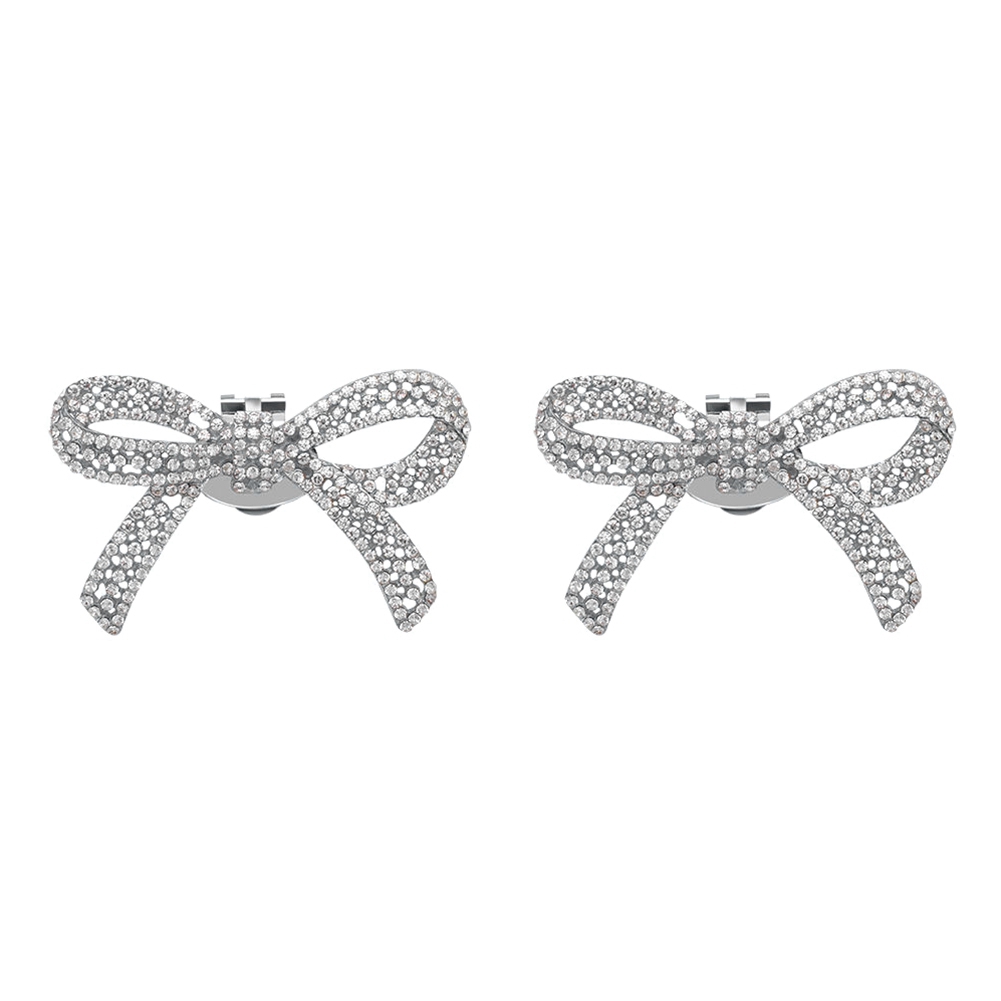 2Pcs Crystal Rhinestones Bow Shoe Clips Wedding Bridal Shoe Buckles DIY2061 - Picture 8 of 13
