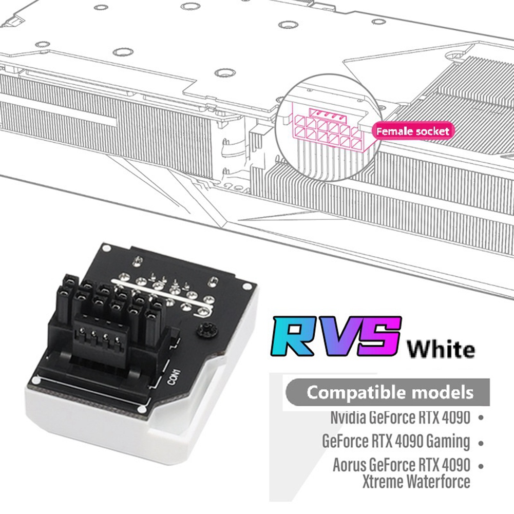 Power Supply Connector 16Pin(12+4PIN) ATX3.0 12VHPWR 450W Graphics Card GPU9553 - Afbeelding 13 van 21