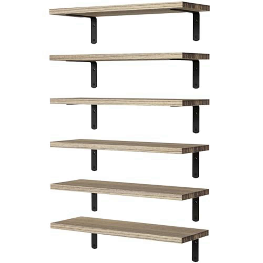 Floating Shelves,Wooden Floating Shelves for Wall Decor, Wall Mounted3597 - Bild 8 von 19