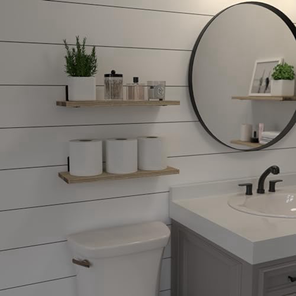 Floating Shelves,Wooden Floating Shelves for Wall Decor, Wall Mounted3597 - Bild 19 von 19