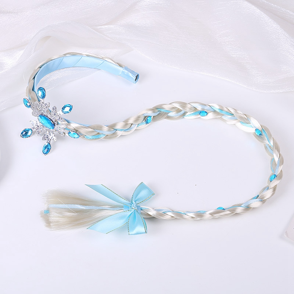 Peruca Princesa, Peruca Princesa Larga Trenzada, Diadema para 1154 - Imagen 13 de 17