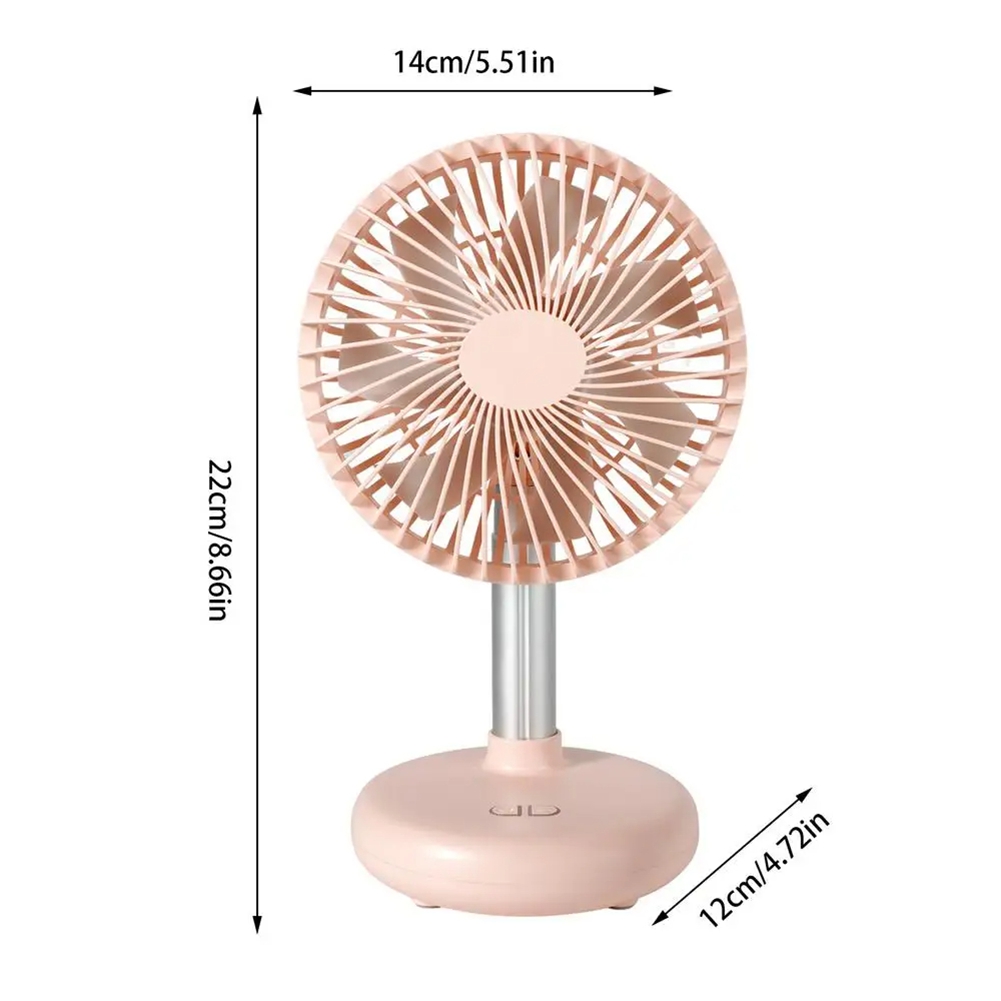 Mini Oscillating Fan USB Rechargeable Portable Battery-Operated Table Fan3832 - Picture 11 of 21