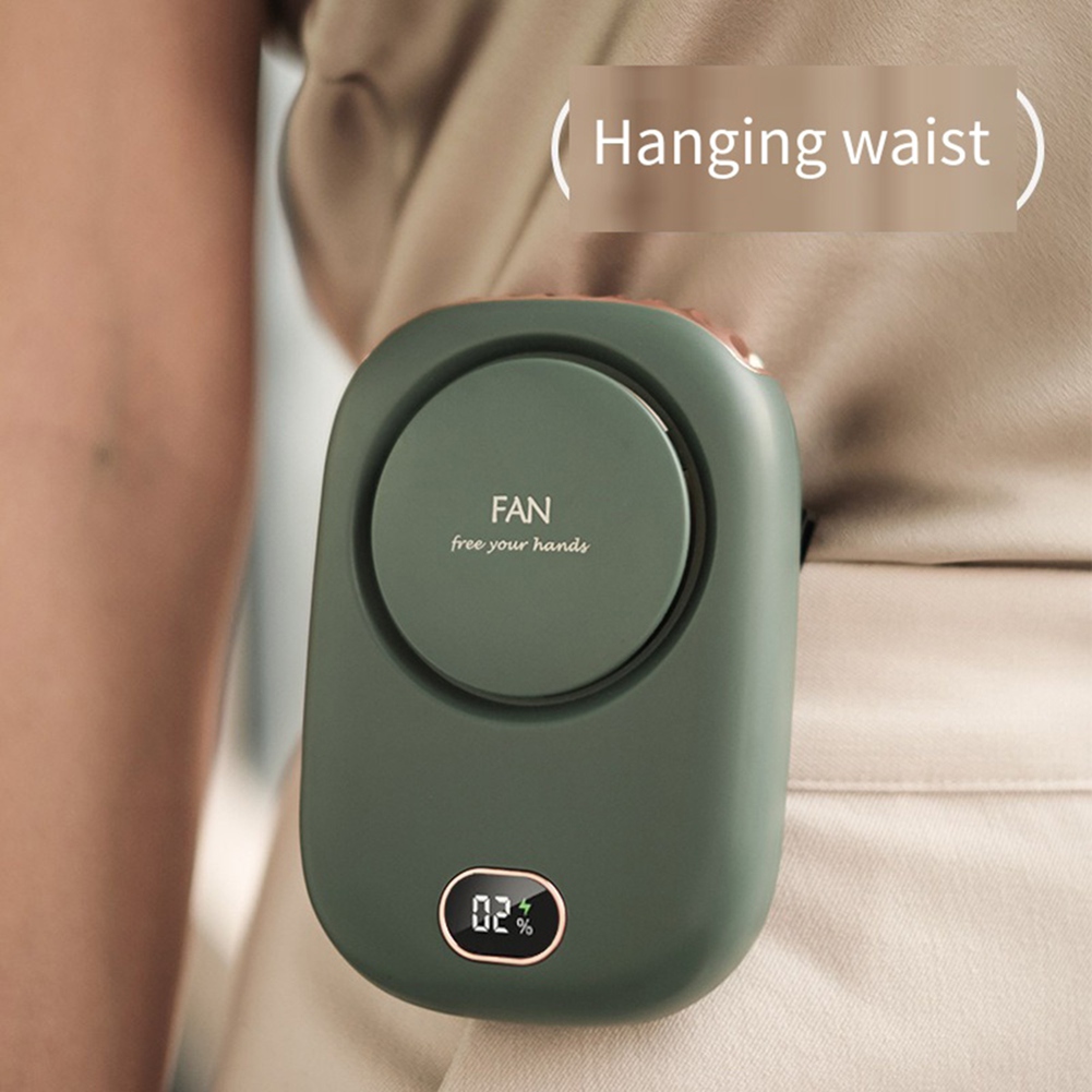 Portable Hanging Neck Fan, 2000mAh Wearable Mini Fan, Battery Operated USB4024 - Picture 16 of 21