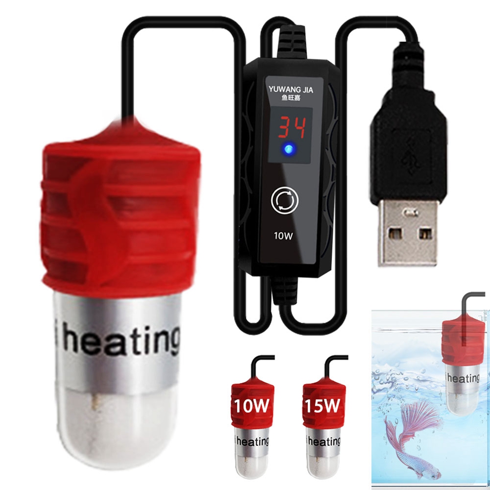 Mini-Aquarium-Heizstab, Mini-Heizung für Kleine Aquarien, USB-Ladethermosta8284 - Bild 3 von 17