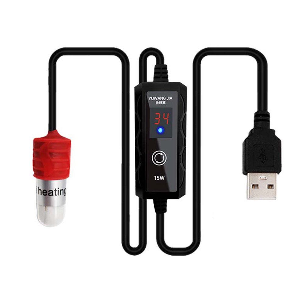 Mini-Aquarium-Heizstab, Mini-Heizung für Kleine Aquarien, USB-Ladethermosta8284 - Bild 10 von 17