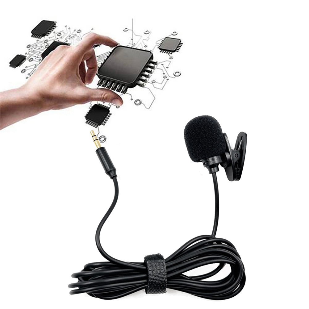 Microphone Lavalier Microphone Audio Stéréo Mini Microphone Filaire Prise 31708 - Photo 11/13