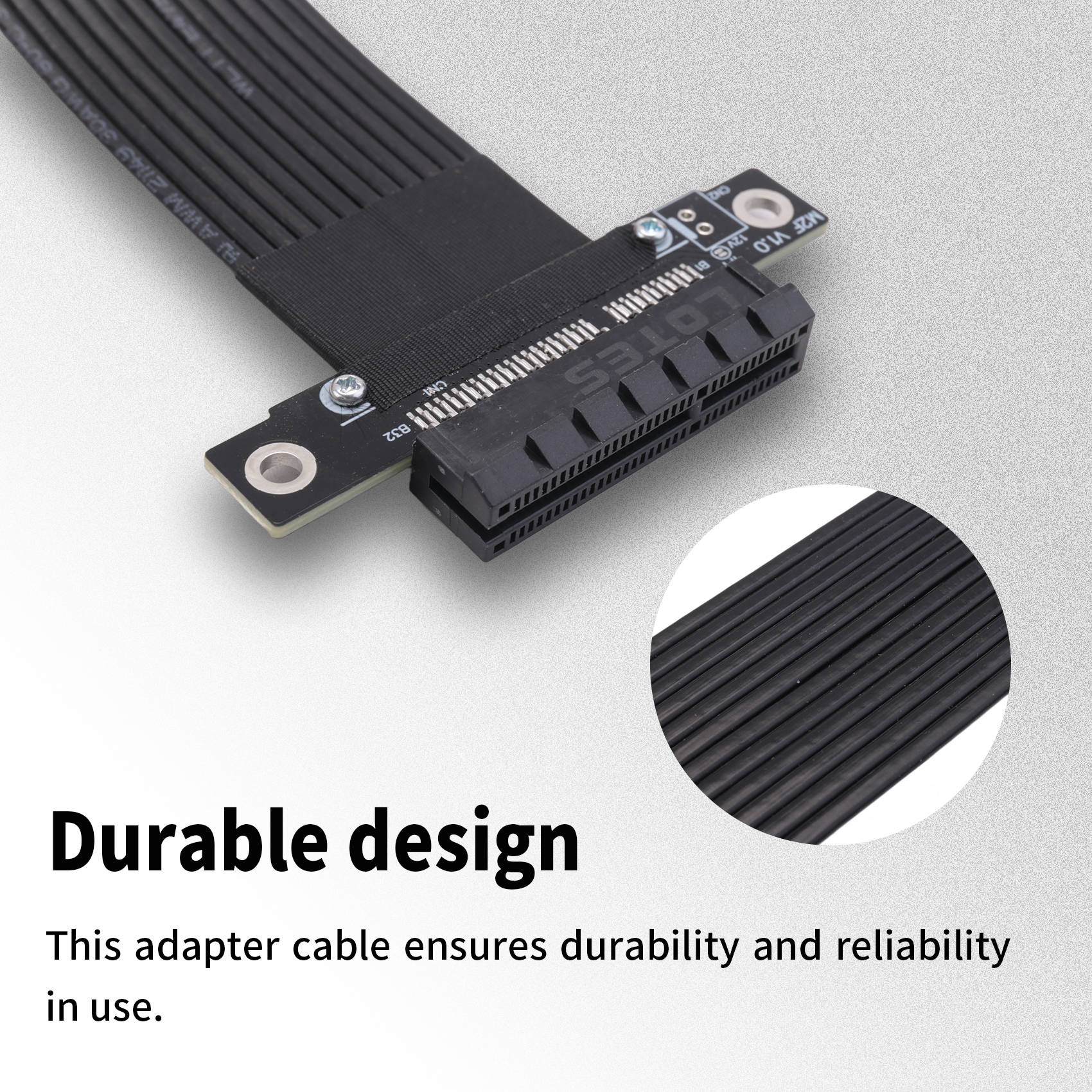 Rallonge PCI-E X4 vers X4 convertisseur PCI Express Riser Extender Ada4742 - Photo 7/14