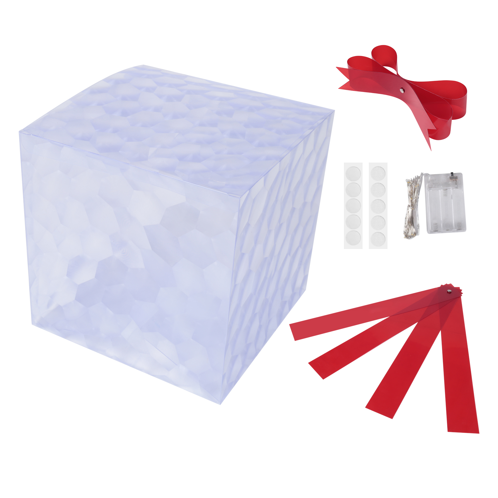 Christmas Glowing Gifts Box Decoration Ornament with Bow Lighting Box9668 - Picture 9 of 22