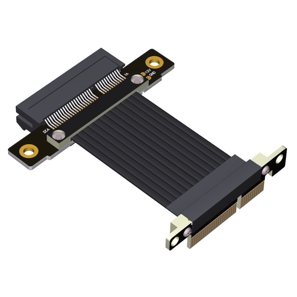 Rallonge PCI-E X4 vers X4 convertisseur PCI Express Riser Extender Ada4742 - Photo 9/14