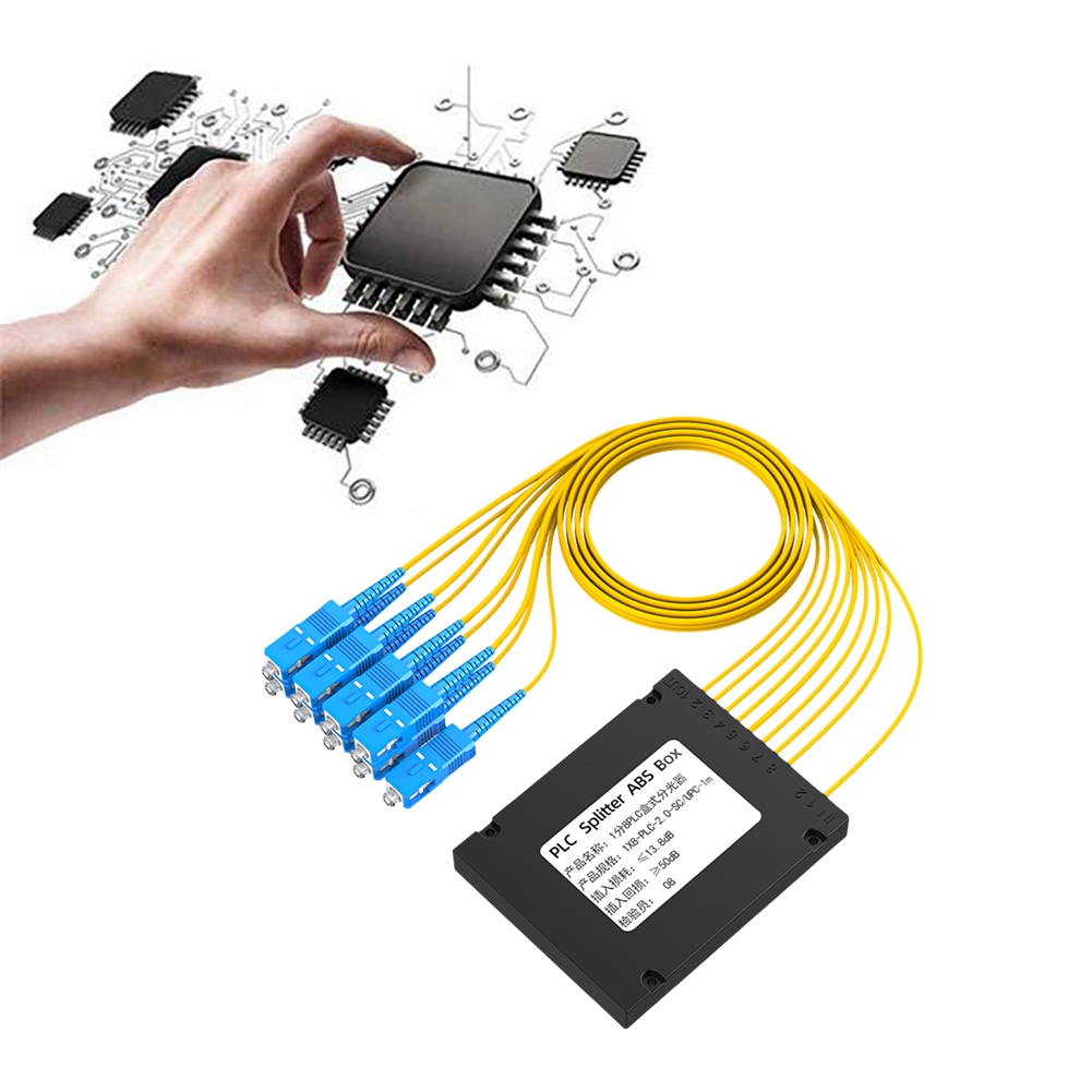 Fiber Optic Splitter Box ABS Box SC/UPC PLC Splitter Fiber Optical Splitter F8W5 - Photo 17/19